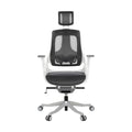 **Titre technique : Chaise de bureau ergonomique avec support lombaire et têtière réglable**